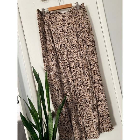 American Eagle Outfitters Pants - American Eagle Outfitters Animal Print Wide Leg Pants